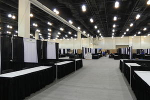 Hall before booth setup