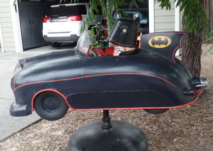 Batmobile sculpture