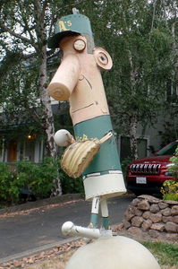 Baseball player in Oakland As uniform.