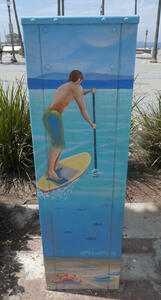 man on paddleboard