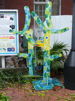 moca bird sculptures