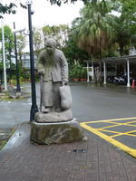 old woman sculpture