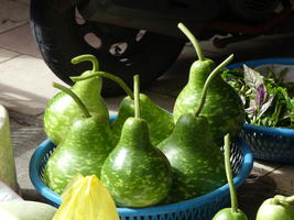 green pears