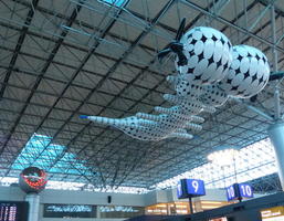 airport ceiling sculpture