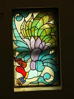 stained glass bird