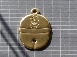 signage gold oval ki