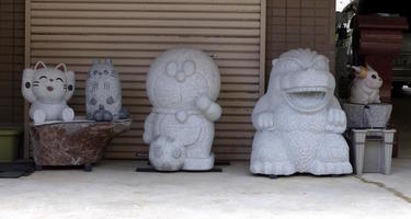 whimsical sculptures