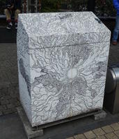 decorated utility box