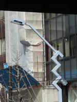 angled street light