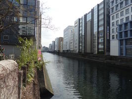 buildings on riverfront