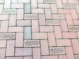 oddly tiled brickwork