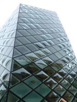 glass diamond panes prada building