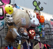 horse tiger rabbit head masks
