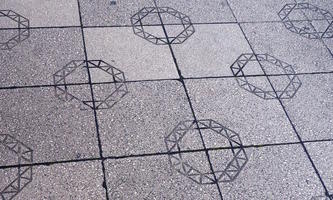 tiled sidewalk