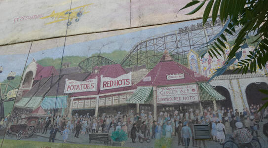 old style amusement park