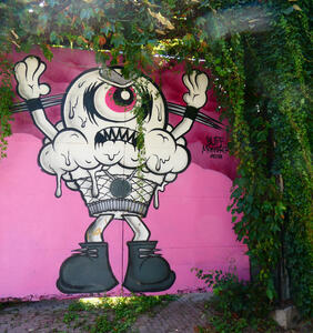 cyclops ice cream cone