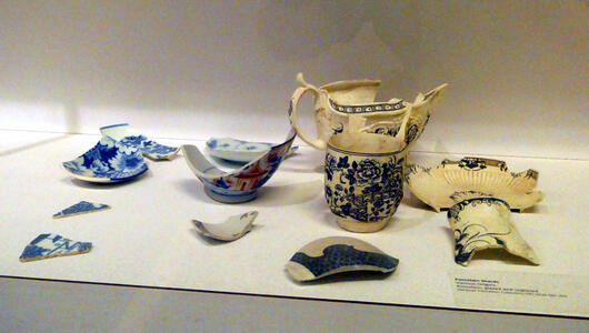 porcelain shards