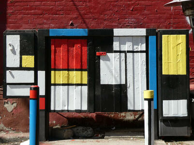 mondrian utility box