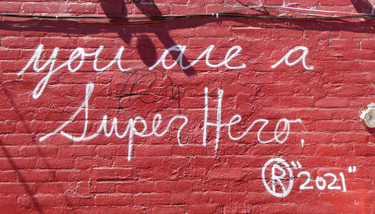 you are a super hero
