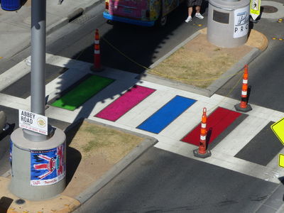 Abbey Road Crossing; view from 2nd floor