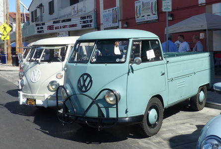 Volkswagen van converted to pickup truck