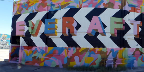 Multi-colored wall art “EVER AFTER”