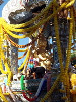 Shrine to four-faced Brahma (at Ceasar's Palace)