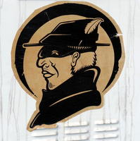 Sticker on utility box.