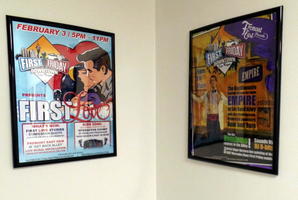 Posters for “First Friday” event in downtown Las Vegas.