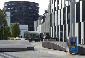 Long view of various buildings