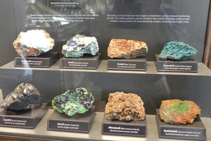 multicolored mineral samples