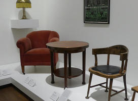 1900 era chairs and table
