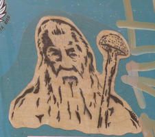 Sticker of Gandalf from Lord of the Rings