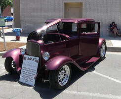 Purple Model “A” Ford